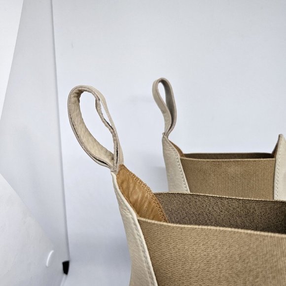 Chloe Calfskin Suede Ankle Boot Biscotti Beige Size 36 - Picture 11 of 16